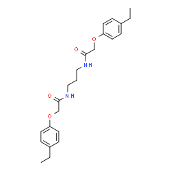 ChemSpider 2D Image | N,N'-1,3-Propanediylbis[2-(4-ethylphenoxy)acetamide] | C23H30N2O4