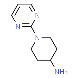 ChemSpider 2D Image | 1-(2-Pyrimidinyl)-4-piperidinamine | C9H14N4