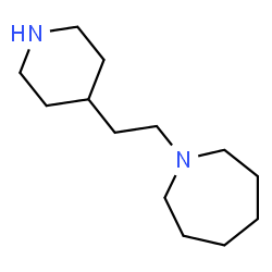 ChemSpider 2D Image | 1-[2-(4-Piperidinyl)ethyl]azepane | C13H26N2