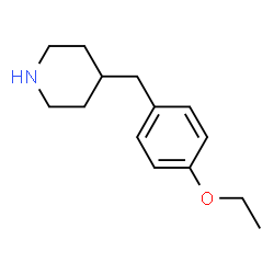 ChemSpider 2D Image | 4-(4-Ethoxybenzyl)piperidine | C14H21NO