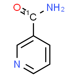 ChemSpider 2D Image | 3-Pyridine(~11~C)carboxamide | C511CH6N2O