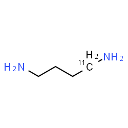 ChemSpider 2D Image | 1,4-(1-~11~C)Butanediamine | C311CH12N2