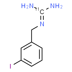 ChemSpider 2D Image | 2-(3-Iodobenzyl)(~11~C)guanidine | C711CH10IN3