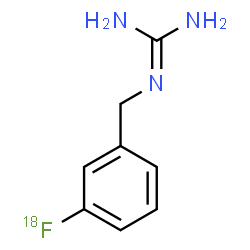 ChemSpider 2D Image | M-(18F)-FLUOROBENZYLGUANIDINE | C8H1018FN3