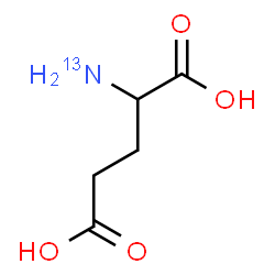 ChemSpider 2D Image | (~13~N)Glutamic acid | C5H913NO4