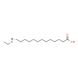 ChemSpider 2D Image | (14-~11~C)Hexadecanoic acid | C1511CH32O2