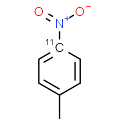 ChemSpider 2D Image | 4-Methyl-1-nitro(1-~11~C)benzene | C611CH7NO2