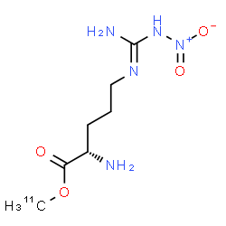 ChemSpider 2D Image | (~11~C)Methyl (E)-N~5~-[amino(nitroamino)methylene]-L-ornithinate | C611CH15N5O4