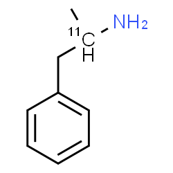 ChemSpider 2D Image | 1-Phenyl-2-(2-~11~C)propanamine | C811CH13N