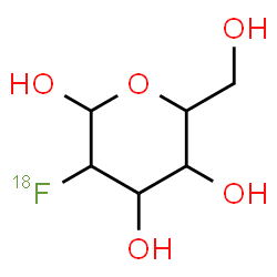 ChemSpider 2D Image | 2-Deoxy-2-(~18~F)fluorohexopyranose | C6H1118FO5