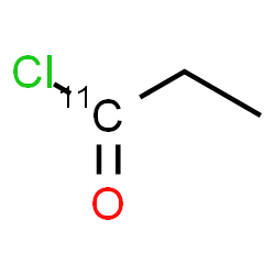 ChemSpider 2D Image | (1-~11~C)Propanoyl chloride | C211CH5ClO