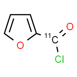 ChemSpider 2D Image | 2-Furan(~11~C)carbonyl chloride | C411CH3ClO2