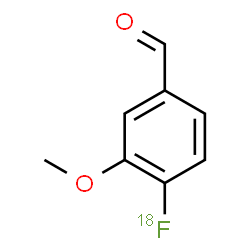 ChemSpider 2D Image | 4-(~18~F)Fluoro-3-methoxybenzaldehyde | C8H718FO2