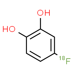 ChemSpider 2D Image | 4-(~18~F)Fluoro-1,2-benzenediol | C6H518FO2