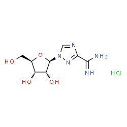 ChemSpider 2D Image | Taribavirin hydrochloride | C8H14ClN5O4