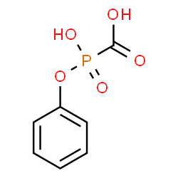 ChemSpider 2D Image | Hydroxy(phenoxy)phosphinecarboxylic acid oxide | C7H7O5P