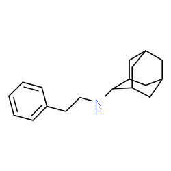ChemSpider 2D Image | N-(2-Phenylethyl)-2-adamantanamine | C18H25N