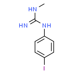 ChemSpider 2D Image | 1-(4-Iodophenyl)-3-methylguanidine | C8H10IN3