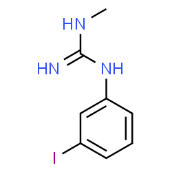 ChemSpider 2D Image | 1-(3-Iodophenyl)-3-methylguanidine | C8H10IN3