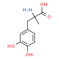 ChemSpider 2D Image | Methyldopa | C10H13NO4