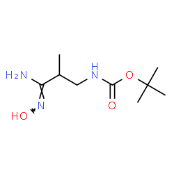 ChemSpider 2D Image | 2-Methyl-2-propanyl [(3Z)-3-amino-3-(hydroxyimino)-2-methylpropyl]carbamate | C9H19N3O3