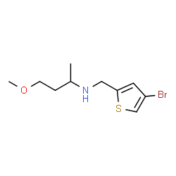 ChemSpider 2D Image | N-[(4-Bromo-2-thienyl)methyl]-4-methoxy-2-butanamine | C10H16BrNOS