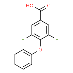 ChemSpider 2D Image | 3,5-Difluoro-4-phenoxybenzoic acid | C13H8F2O3