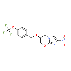 ChemSpider 2D Image | pretomanid | C14H12F3N3O5