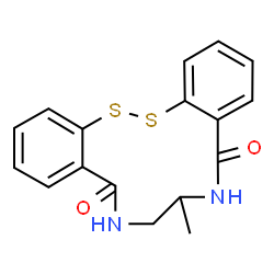 ChemSpider 2D Image | 7-Methyl-6,7,8,9-tetrahydrodibenzo[c,k][1,2,6,9]dithiadiazacyclododecine-5,10-dione | C17H16N2O2S2
