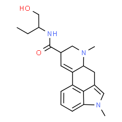 ChemSpider 2D Image | N-(1-Hydroxy-2-butanyl)-1,6-dimethyl-9,10-didehydroergoline-8-carboxamide | C21H27N3O2