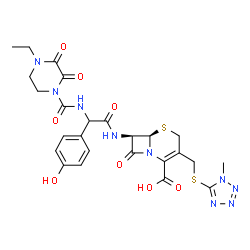 ChemSpider 2D Image | cefoperazonum [INN_la] | C25H27N9O8S2