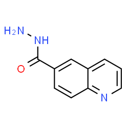 ChemSpider 2D Image | 6-Quinolinecarbohydrazide | C10H9N3O