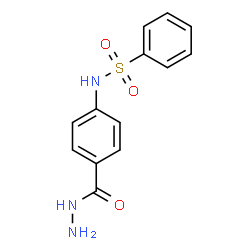 ChemSpider 2D Image | N-[4-(Hydrazinocarbonyl)phenyl]benzenesulfonamide | C13H13N3O3S