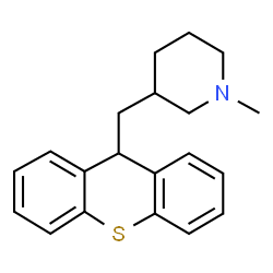 ChemSpider 2D Image | metixene | C20H23NS