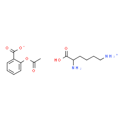 ChemSpider 2D Image | Aspirin DL-lysine | C15H22N2O6