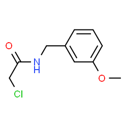 ChemSpider 2D Image | 2-Chloro-N-(3-methoxybenzyl)acetamide | C10H12ClNO2