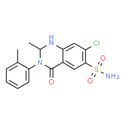 ChemSpider 2D Image | Metolazone | C16H16ClN3O3S