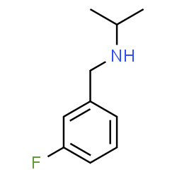 ChemSpider 2D Image | N-(3-Fluorobenzyl)-2-propanamine | C10H14FN