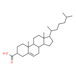 ChemSpider 2D Image | Cholest-5-ene-3-carboxylic acid | C28H46O2