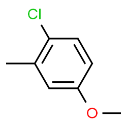 ChemSpider 2D Image | 2-Chloro-5-methoxytoluene� | C8H9ClO