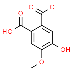 ChemSpider 2D Image | 4-Hydroxy-5-methoxyphthalic acid | C9H8O6
