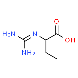 ChemSpider 2D Image | 2-carbamimidamidobutanoic acid | C5H11N3O2