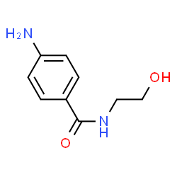 ChemSpider 2D Image | n-(4-aminobenzoyl)aminoethanol | C9H12N2O2