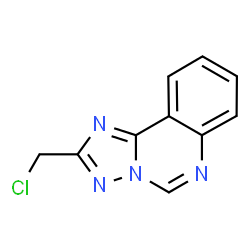 ChemSpider 2D Image | 2-(Chloromethyl)[1,2,4]triazolo[1,5-c]quinazoline | C10H7ClN4