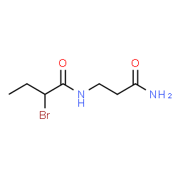 ChemSpider 2D Image | N-(3-Amino-3-oxopropyl)-2-bromobutanamide | C7H13BrN2O2