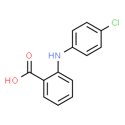 ChemSpider 2D Image | 2-(4-Chloroanilino)benzoic acid | C13H10ClNO2