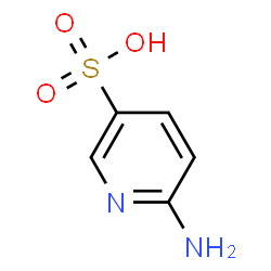 ChemSpider 2D Image | 2-Aminopyridine-5-sulfonic acid | C5H6N2O3S