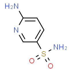 ChemSpider 2D Image | 6-Amino-3-pyridinesulfonamide | C5H7N3O2S