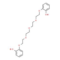 ChemSpider 2D Image | 2,2'-[Oxybis(2,1-ethanediyloxy-2,1-ethanediyloxy)]diphenol | C20H26O7