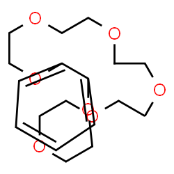 ChemSpider 2D Image | 2,3,5,6,8,9,11,12,14,15,17,18-Dodecahydro-1,4,7,10,13,16,19-benzoheptaoxacyclohenicosine | C18H28O7